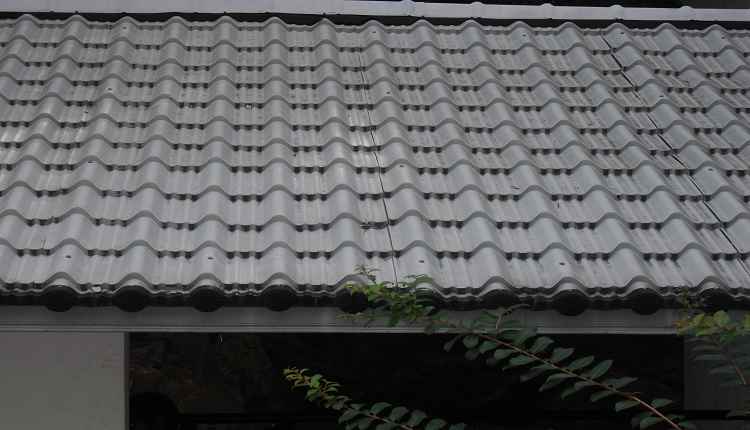 黄山索道凉亭800型彩钢仿古琉璃瓦工程欣赏