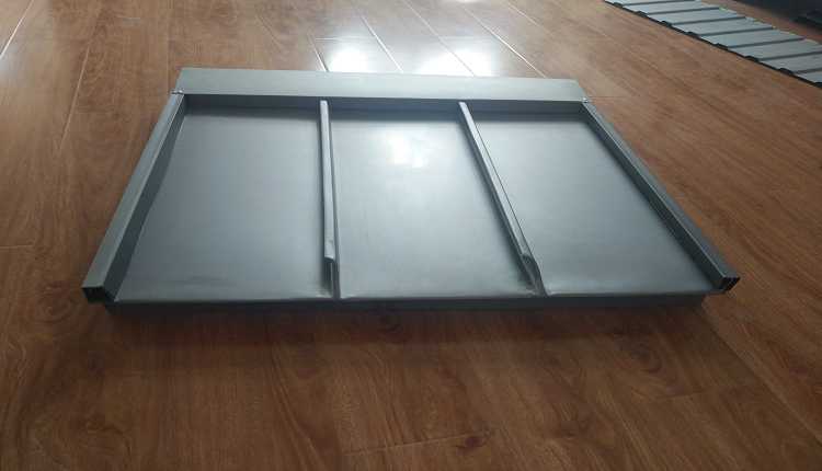 拓佳YX25-430钛锌板单坡屋面模型